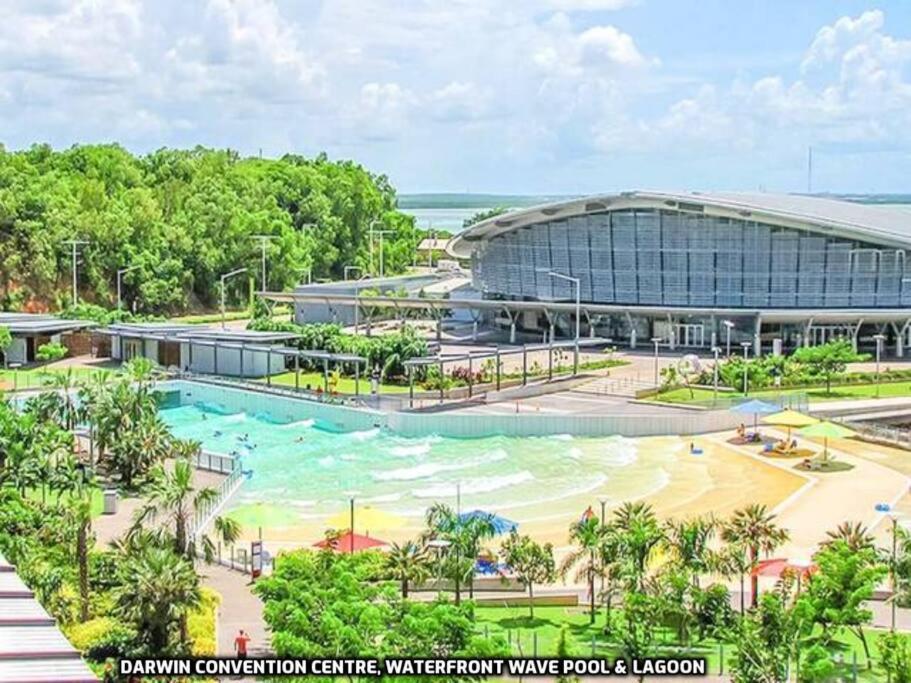 Zen Ocean Charm 3Br Luxury W/Front Apt Pool + Bbq Darwin Kültér fotó