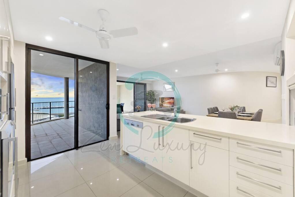Zen Ocean Charm 3Br Luxury W/Front Apt Pool + Bbq Darwin Kültér fotó
